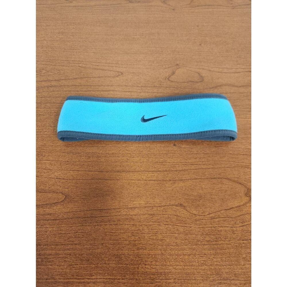 NIKE Therma-fit Blue & Gray Womens Headband (L)
